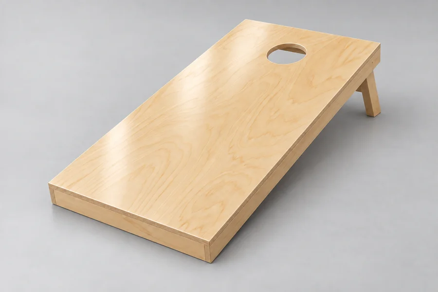Lackierte Spielfläche